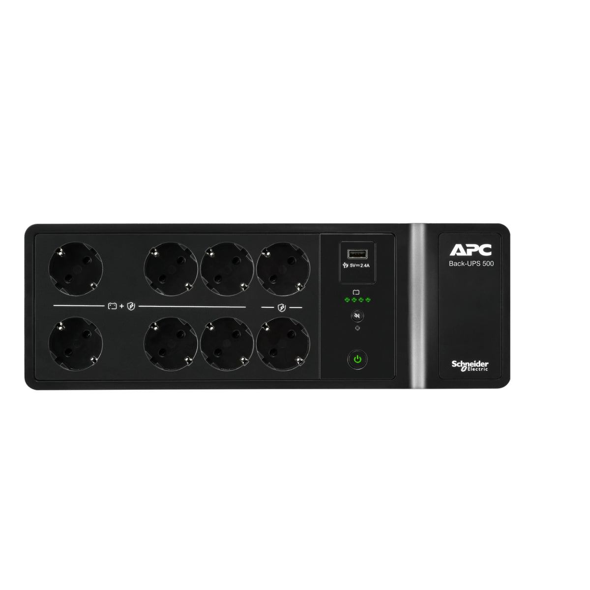 APC Back-UPS UPS wall mountable / surface mountable AC 230V 300Watt 500VA output connectors 8