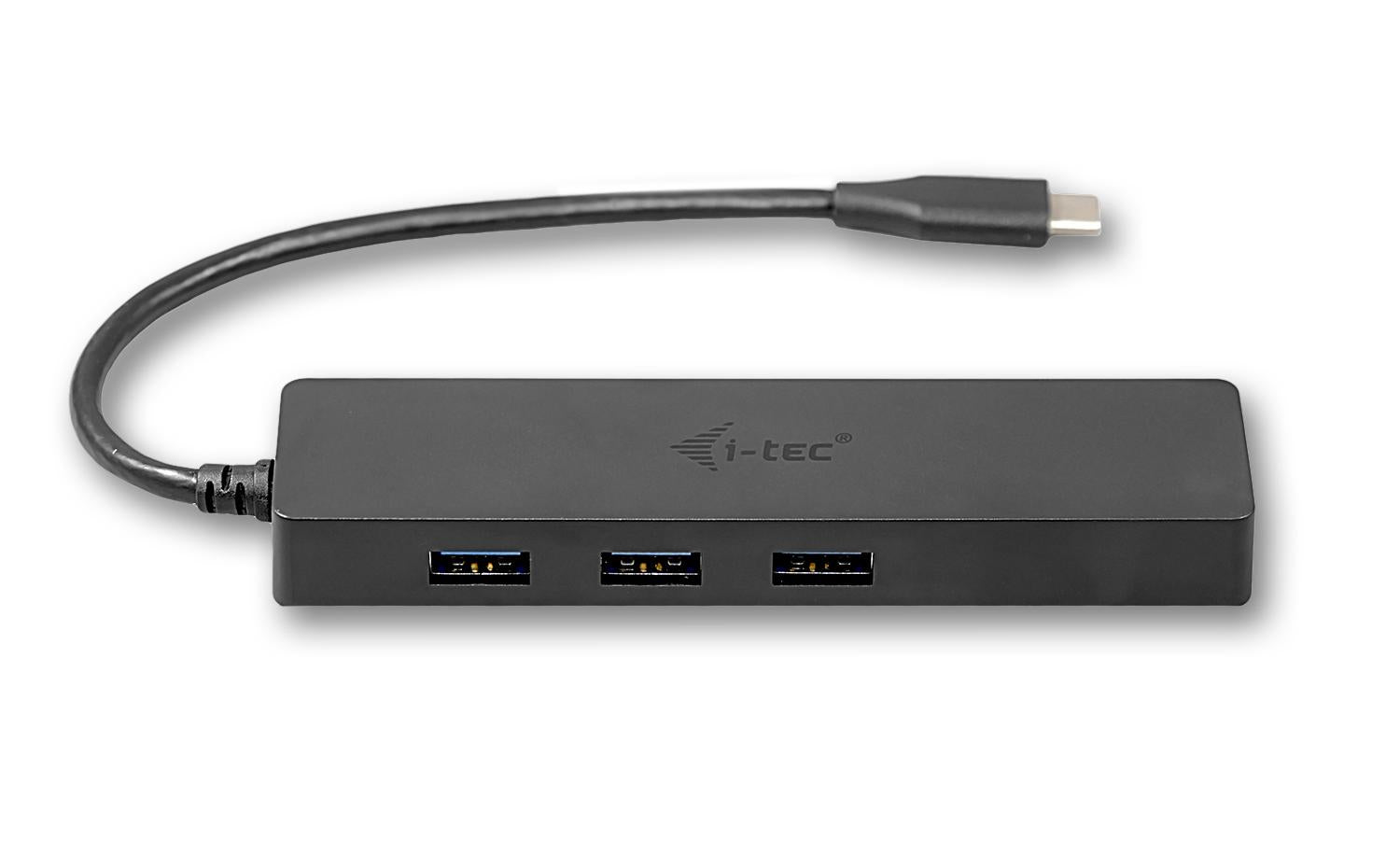 I-TEC USB C Slim HUB 3 Port with Gigabit Ethernet Adapter ideal for New Macbook Macbook Pro 2016 etc. compatible with Thunderbolt 3