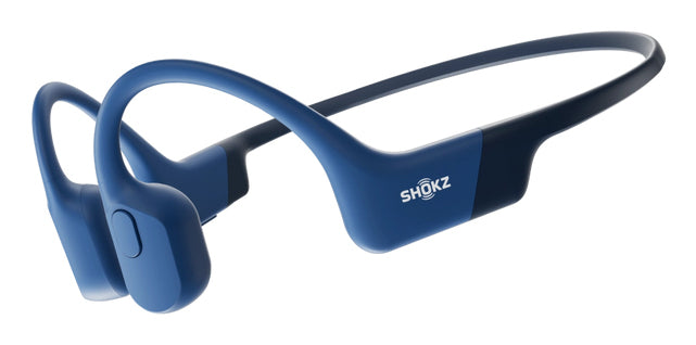 SHOKZ Casque à conduction osseuse OpenRun - Bluetooth - Bleu