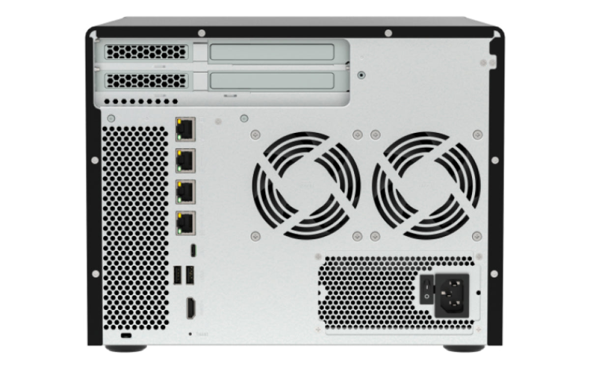 8-Bay QuTS hero NAS 6 x 3.5" SATA+2