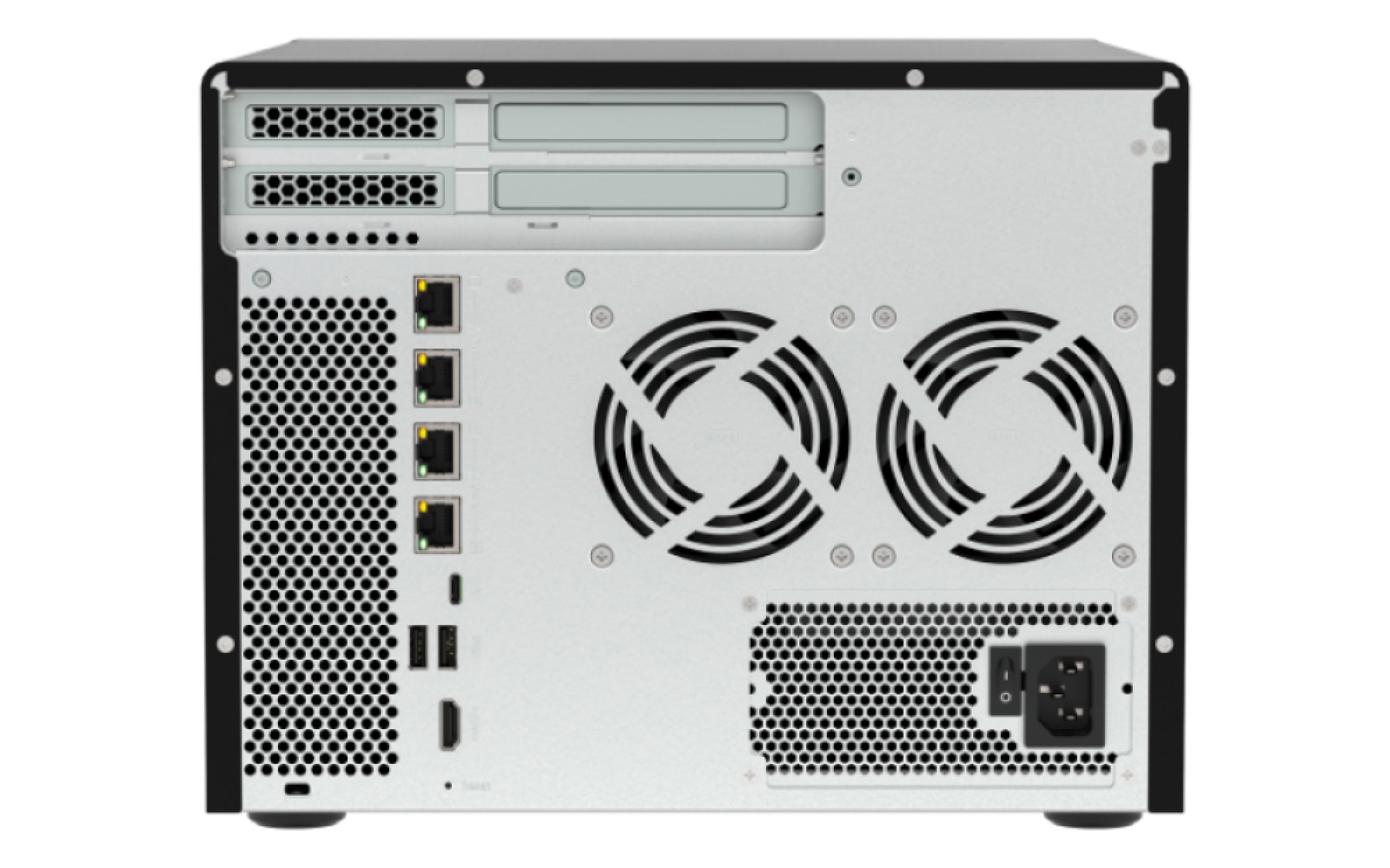 8-Bay QuTS hero NAS 6 x 3.5" SATA+2