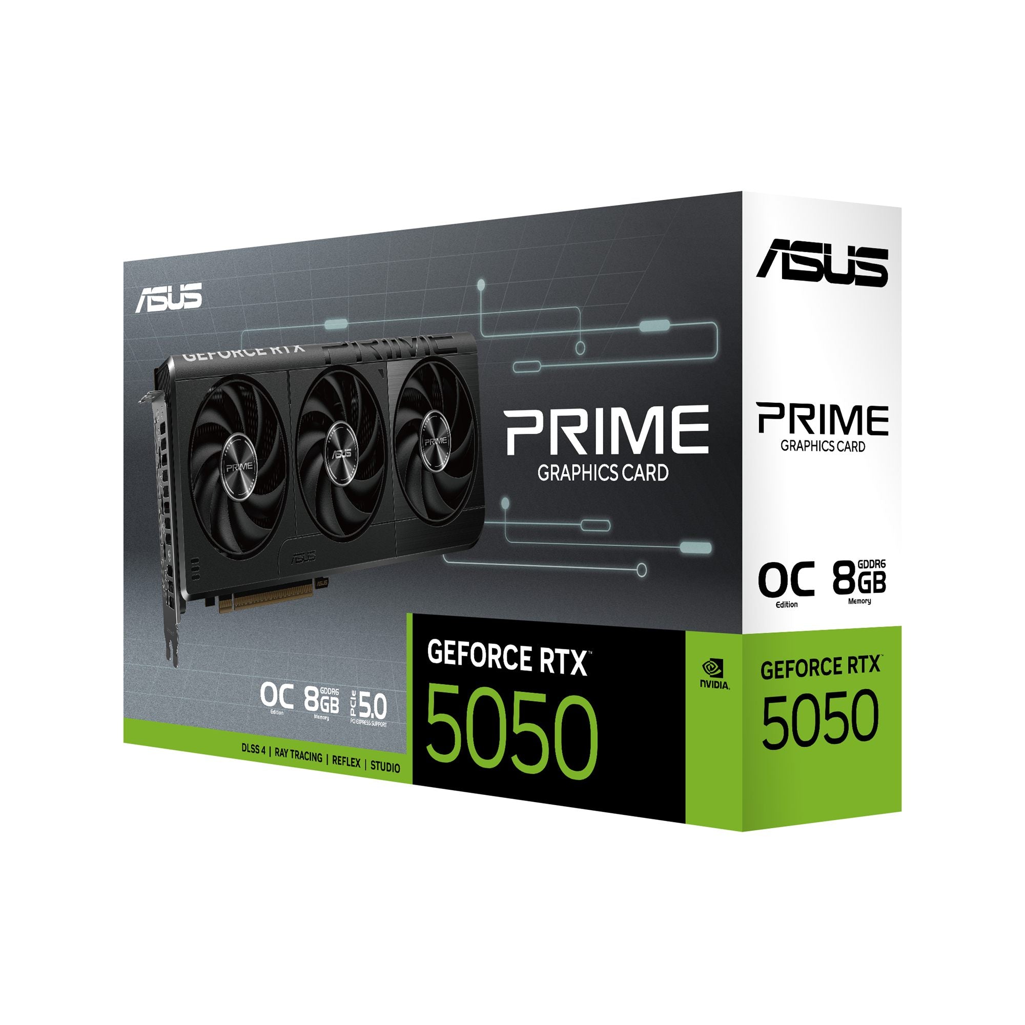 ASUS PRIME Geforce RTX 5050 OC 8Go GDDR6 3xDP 1xHDMI