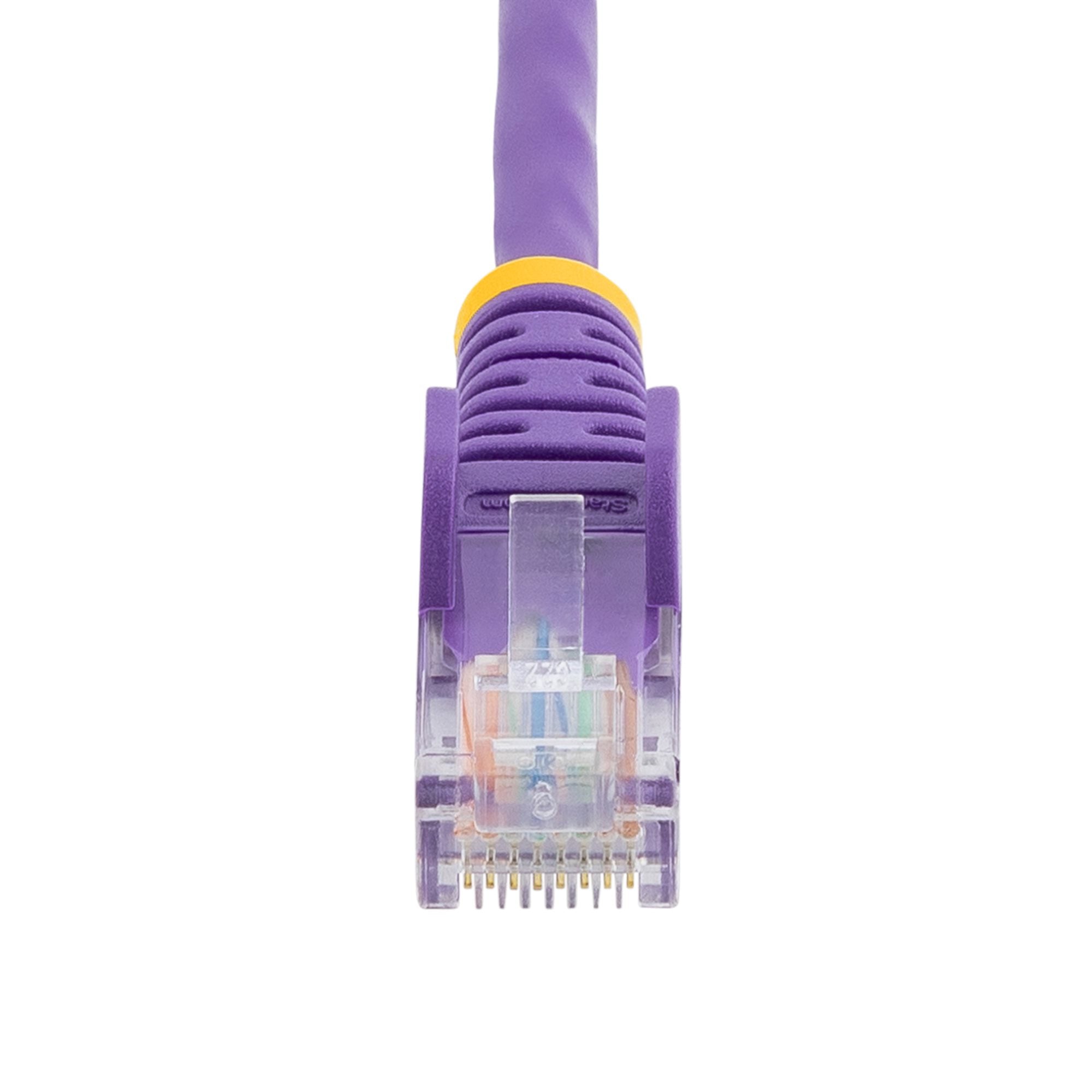 10m Purple Snagless Cat5e Patch Cable