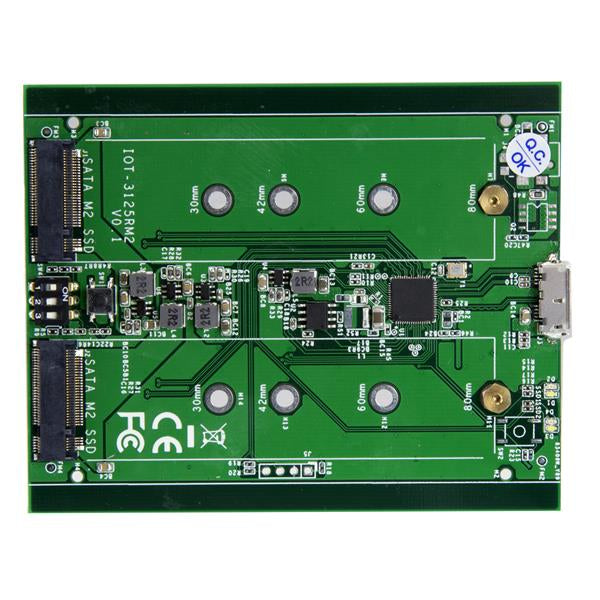 Dual M.2 Enclosure - RAID USB 3.1 Gen 2