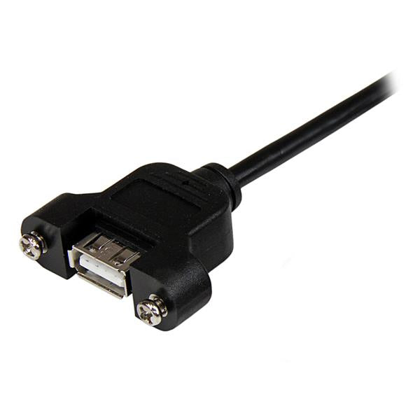 60 cm Panel Mount USB Cable A to A - F/M