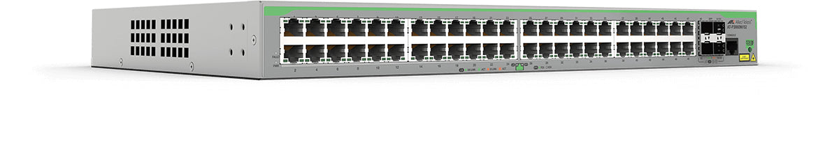 ALLIED 48x 10/100T ports and 4x 100/1000X SFP 2 for Stacking Fixed AC power supply EU Power Cord