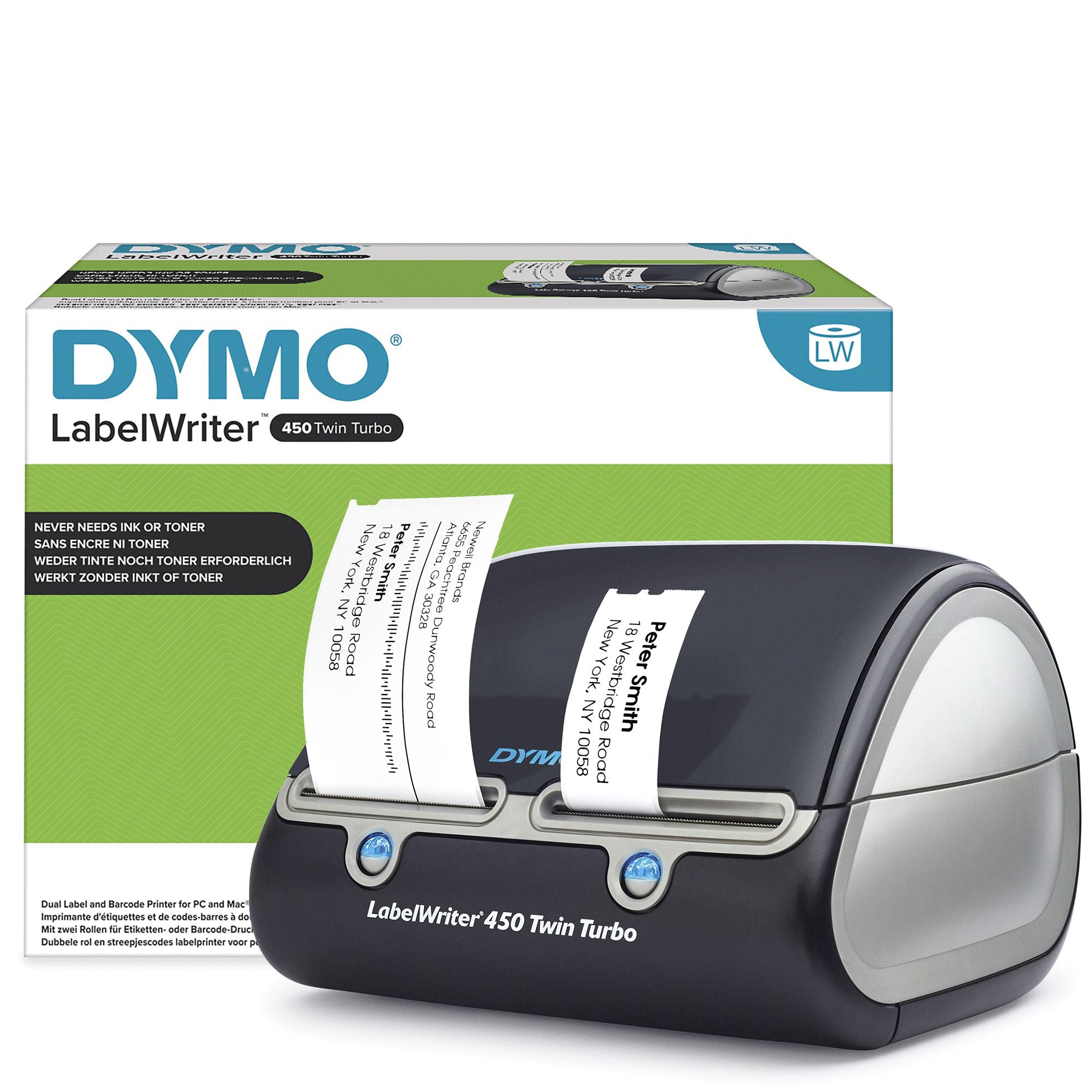 DYMO Imprimante d étiquettes LabelWriter 450 Twin Turbo