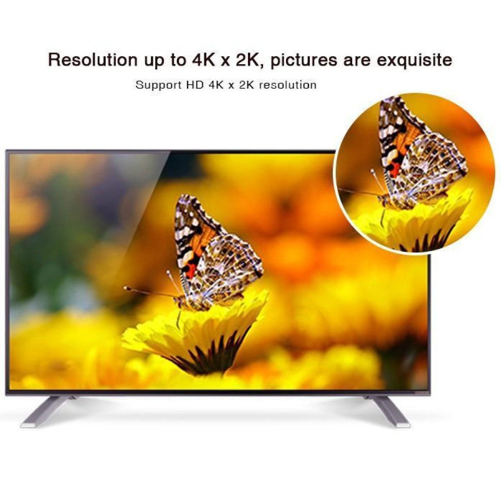 Techly IDATA HDMI-4K31 Commutateur HDMI 1.4 3x1 4K60Hz avec télécommande