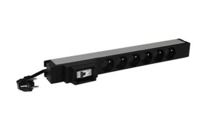 LEGRAND MULTIPRISE 19" 1U 6 PRISES AVEC DISJONCTEUR 16 A