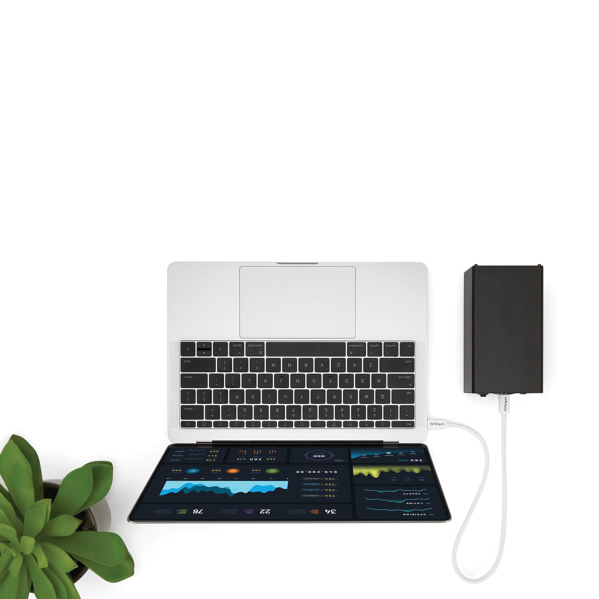 Thunderbolt 3 Cable 0.5m 40Gbps White
