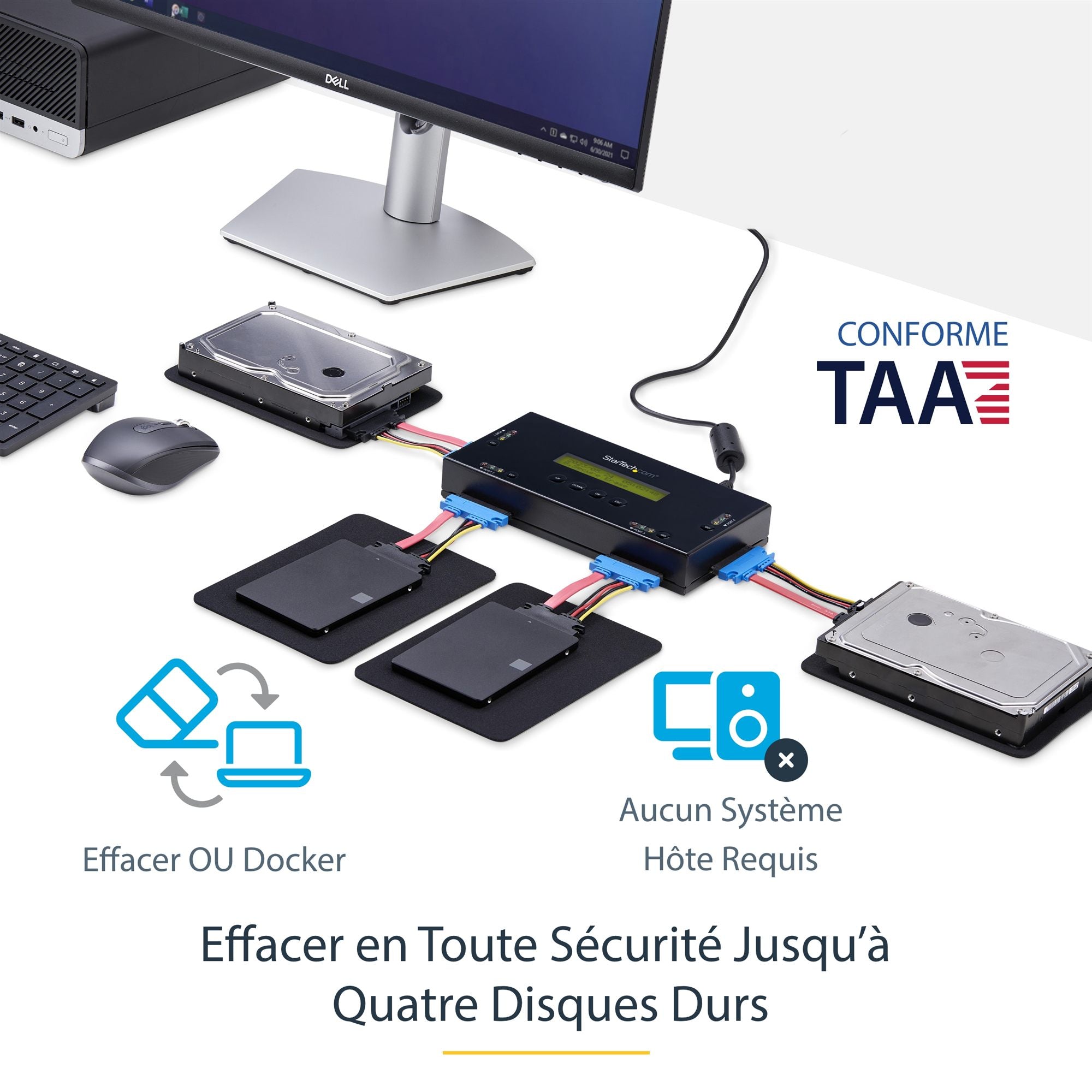 Eraser - 4-Bay - 2.5/3.5" SATA Drives