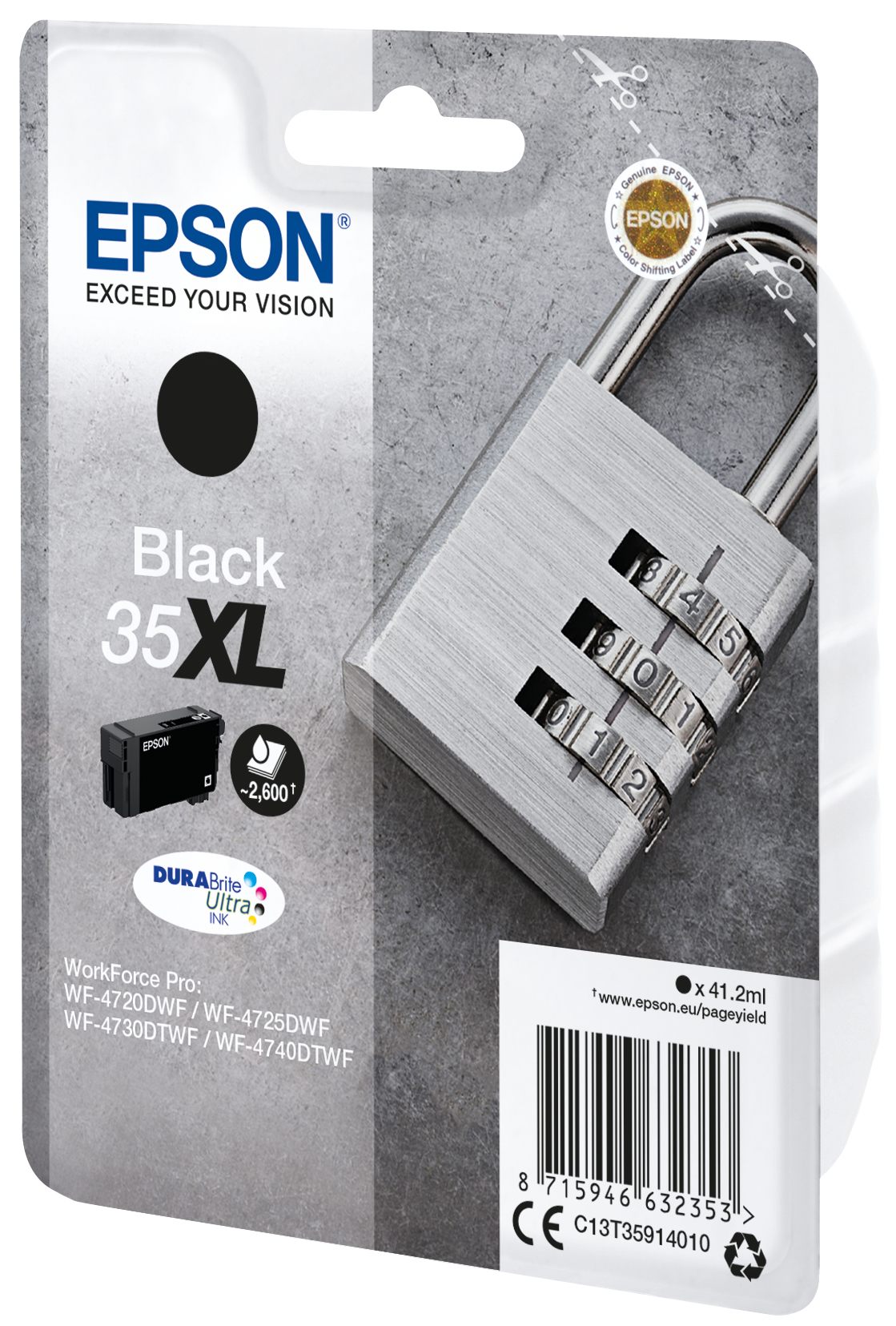 EPSON 4LB 35XL Ink Black 41.2ml