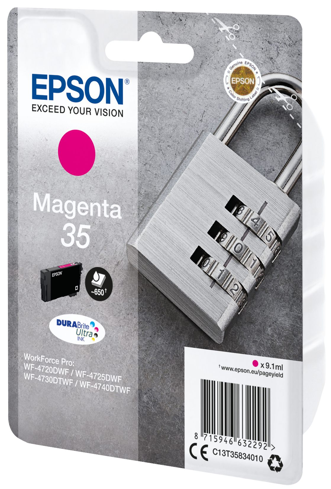 EPSON 2LB 35 Ink Magenta 9.1ml Blister w/s