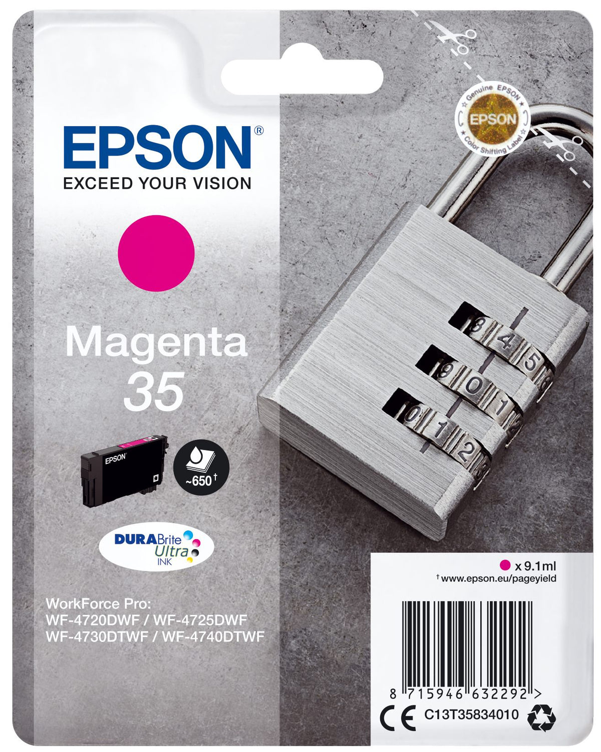 EPSON 2LB 35 Ink Magenta 9.1ml