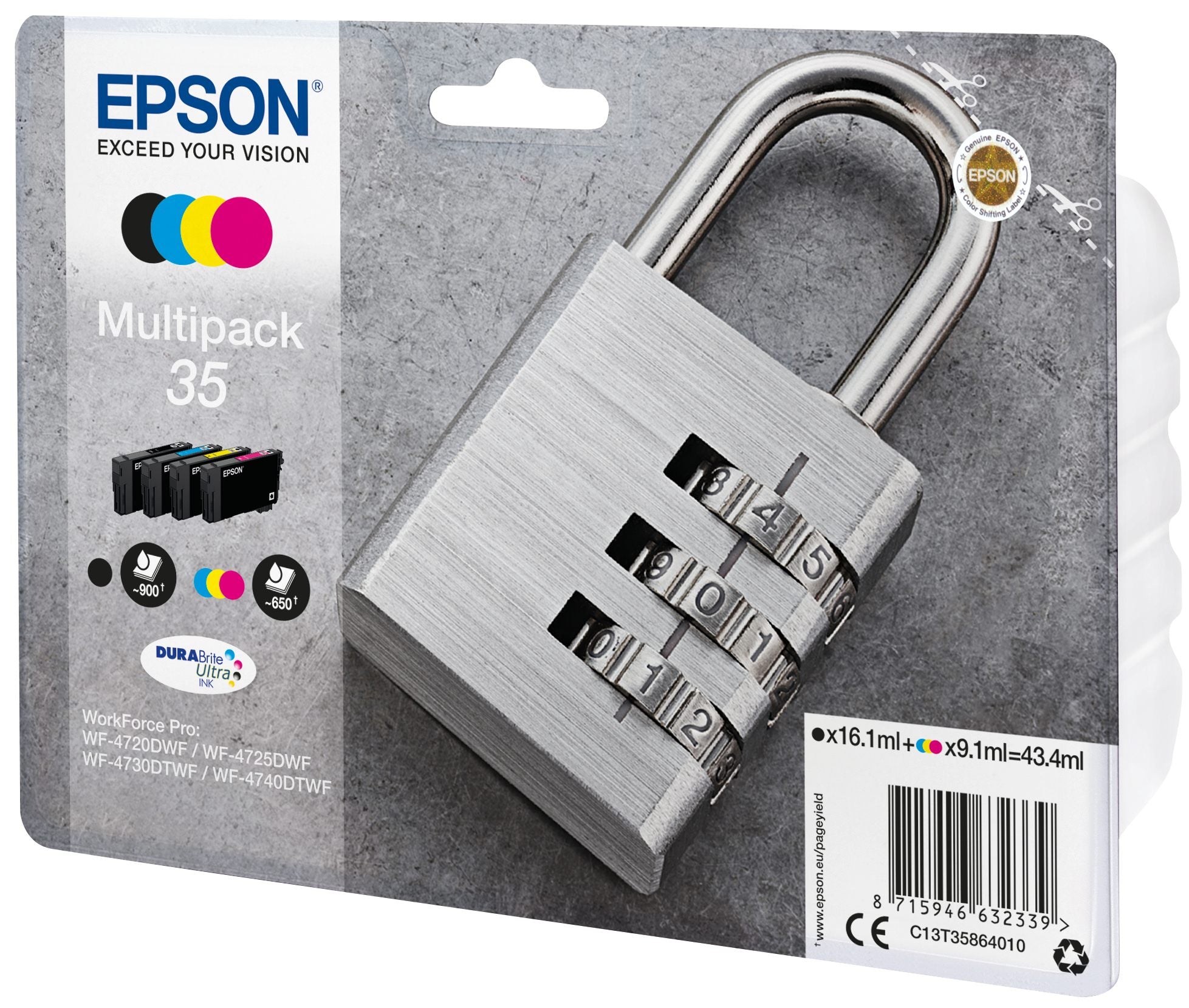 EPSON 2LB 35 Ink Multipack CMYK Blister w/s