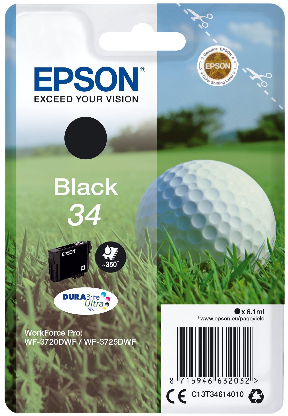 Ink/34 Golf Ball 6.1ml BK