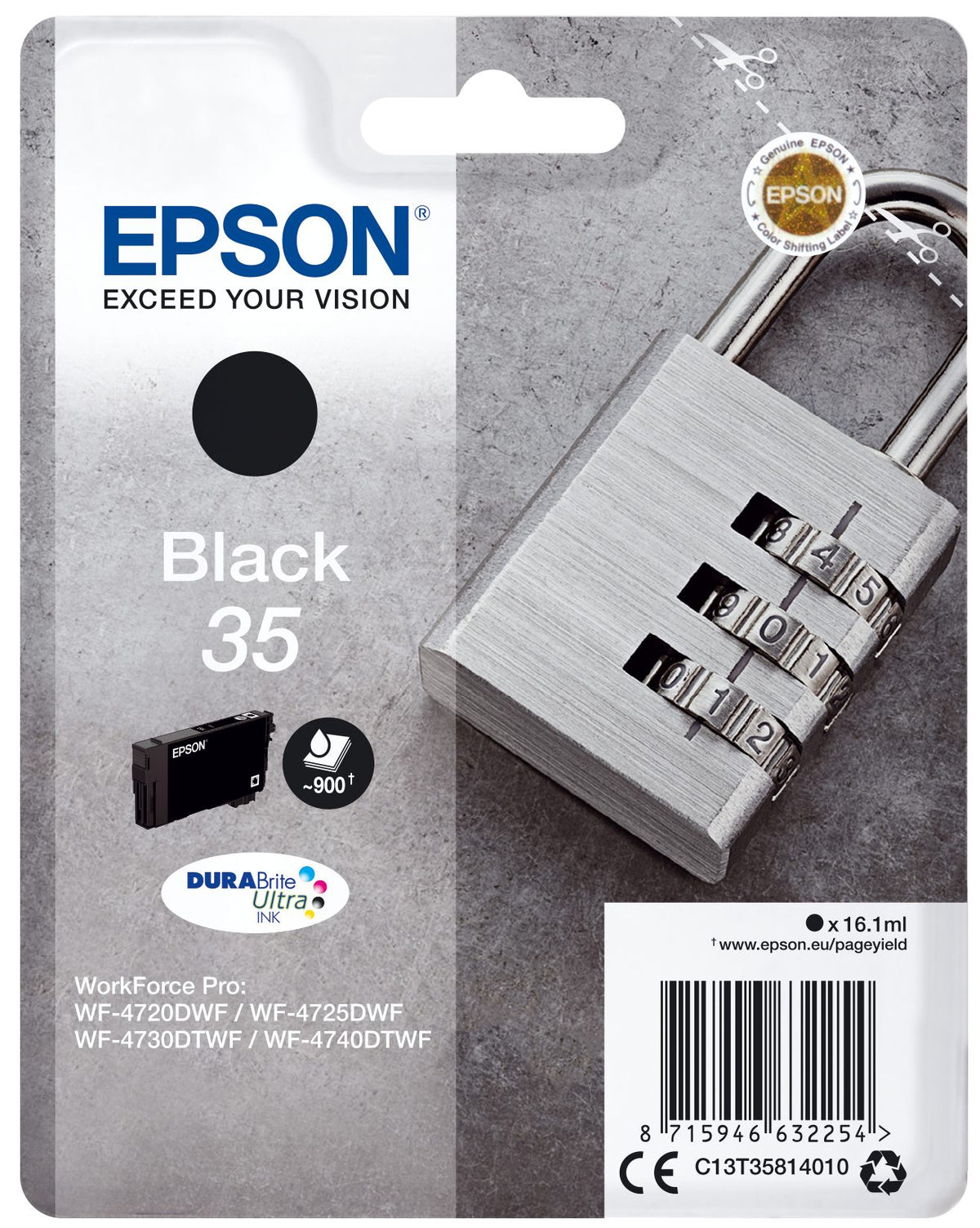 EPSON 4LB 35 Ink Black 16.1ml