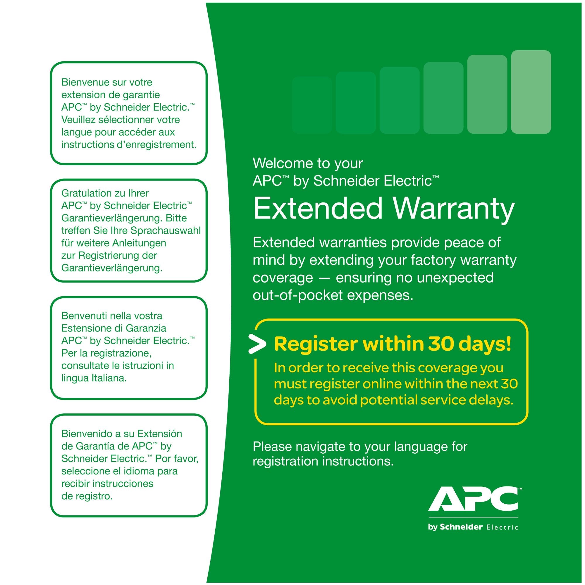 APC Service Pack 3 Year Warranty Extension