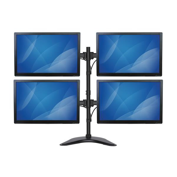 Monitor Stand - Quad - Desktop - Steel