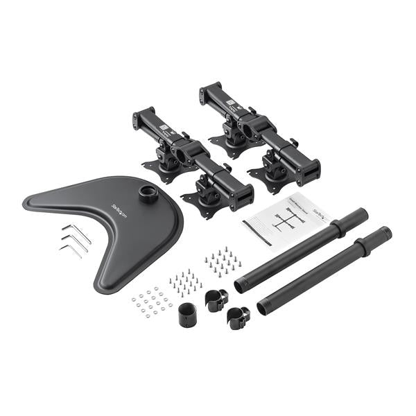 Monitor Stand - Quad - Desktop - Steel
