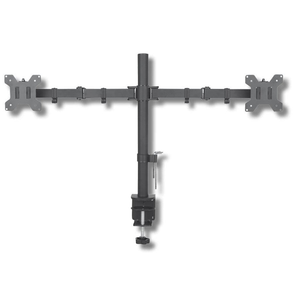 Techly ICA-LCD 382-D Support de double moniteur 13-27” LCD 10kg de bureau rotatif