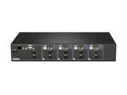 SV Universal DP/H KVM Switch 4-Port Dual