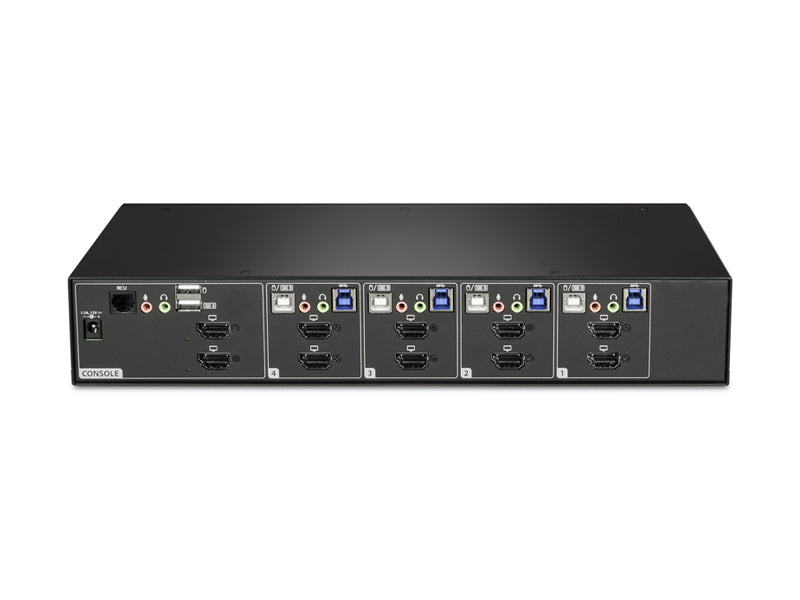 SV Universal DP/H KVM Switch 4-Port Dual