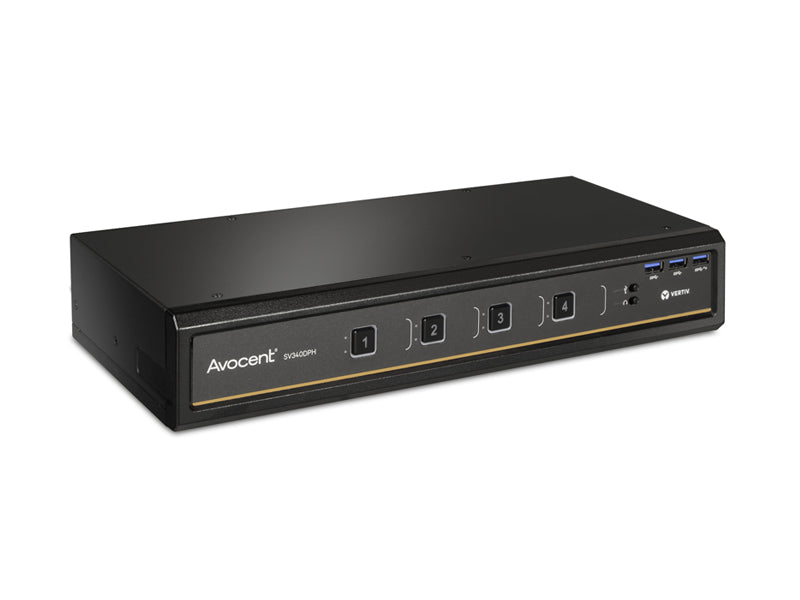 SV Universal DP/H KVM Switch 4-Port Dual