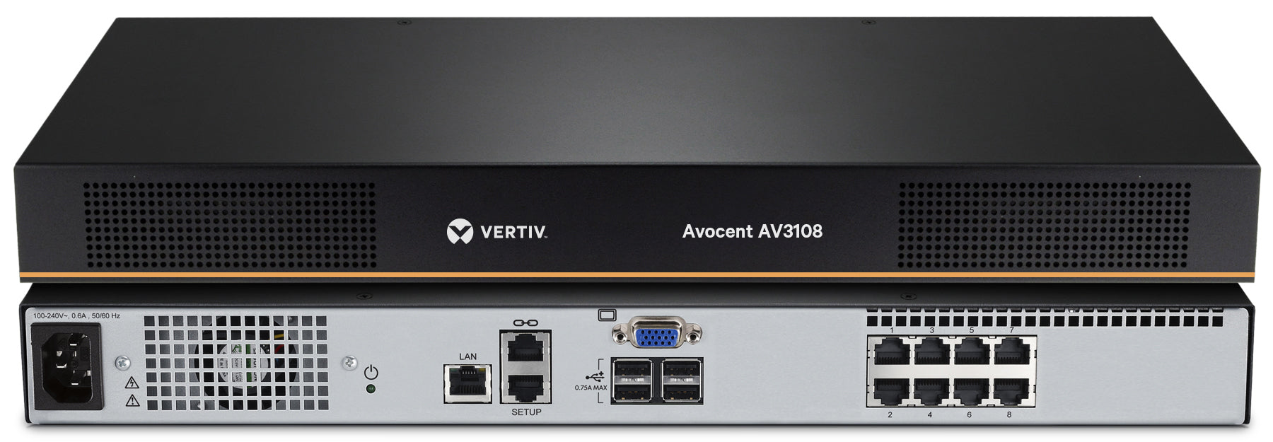 CS/1x8 CAT5 digital KVM switch