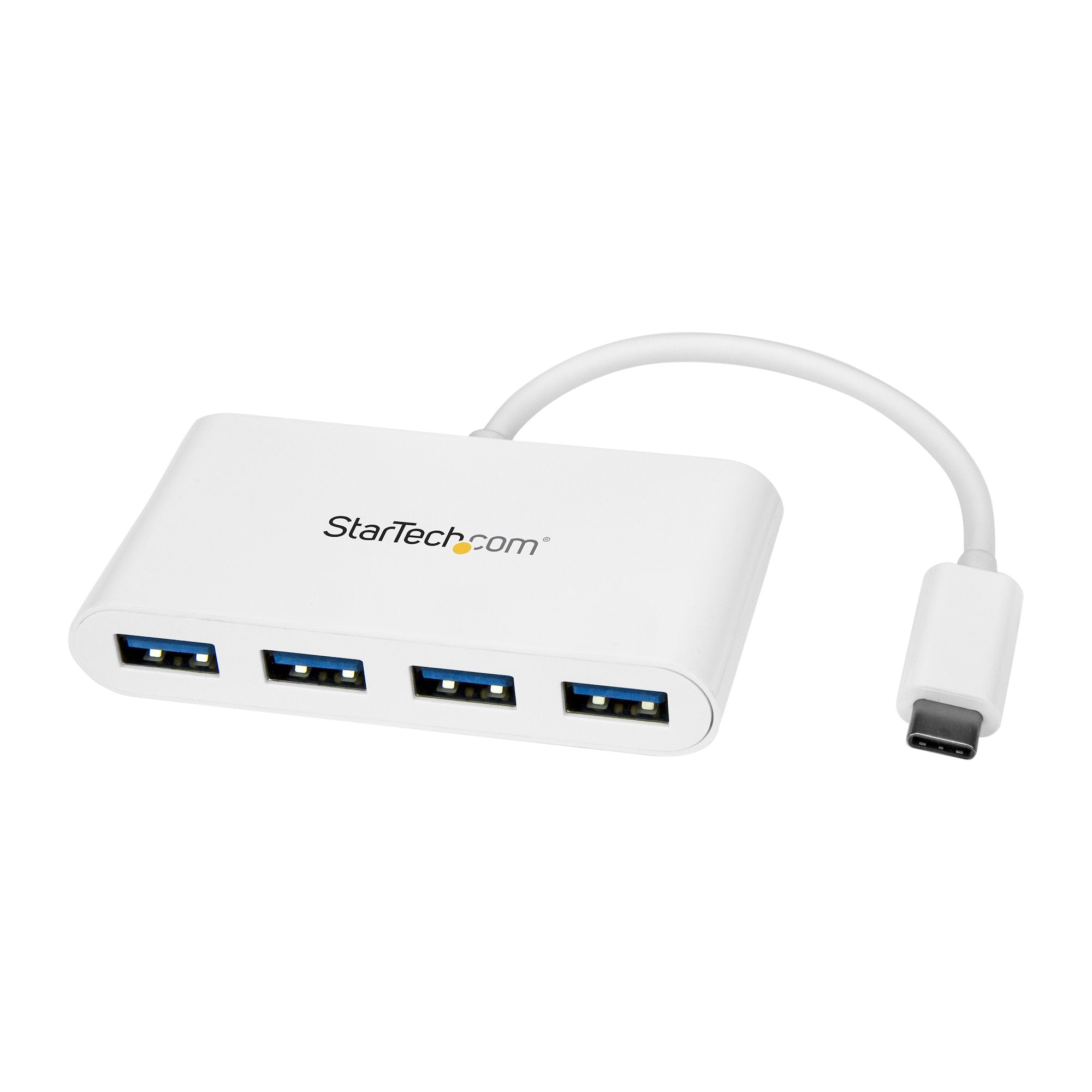 4 Port USB C Hub - C to A - USB 3.0 Hub