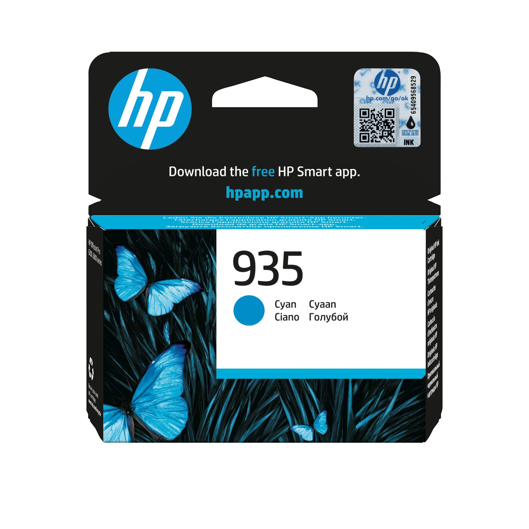 HP 935 original Ink cartridge C2P20AE BGX cyan standard capacity 1-pack