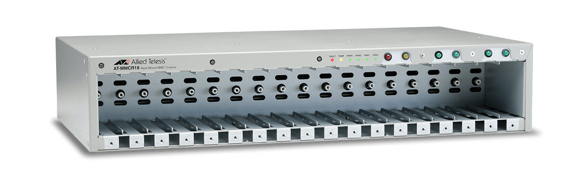 ALLIED AT-MMCR18-60 Châssis 2U 18 Slots pour convertisseurs MMC2xxx