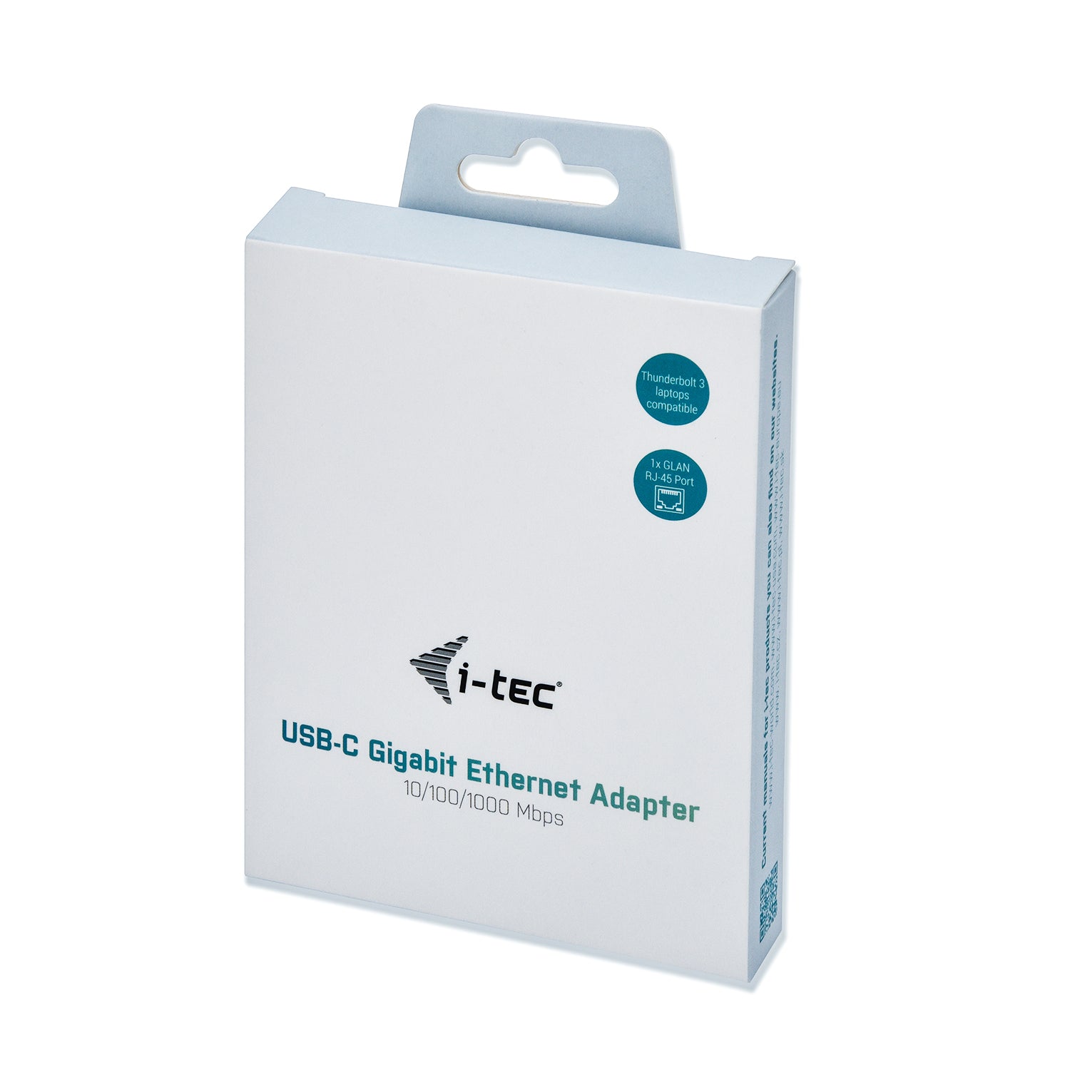 I-TEC USB-C Metal Gigabit Ethernet Adapter 1xUSB-C to RJ-45 LED compatible with Thunderbolt 3