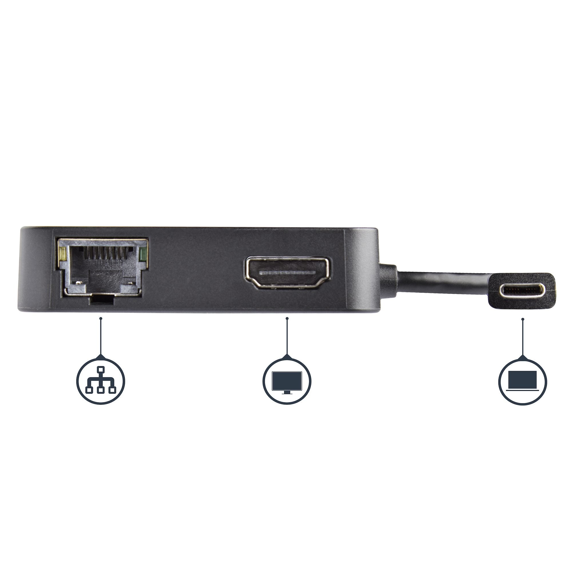 Multiport Adapter USB C HDMI PD 1x USBA