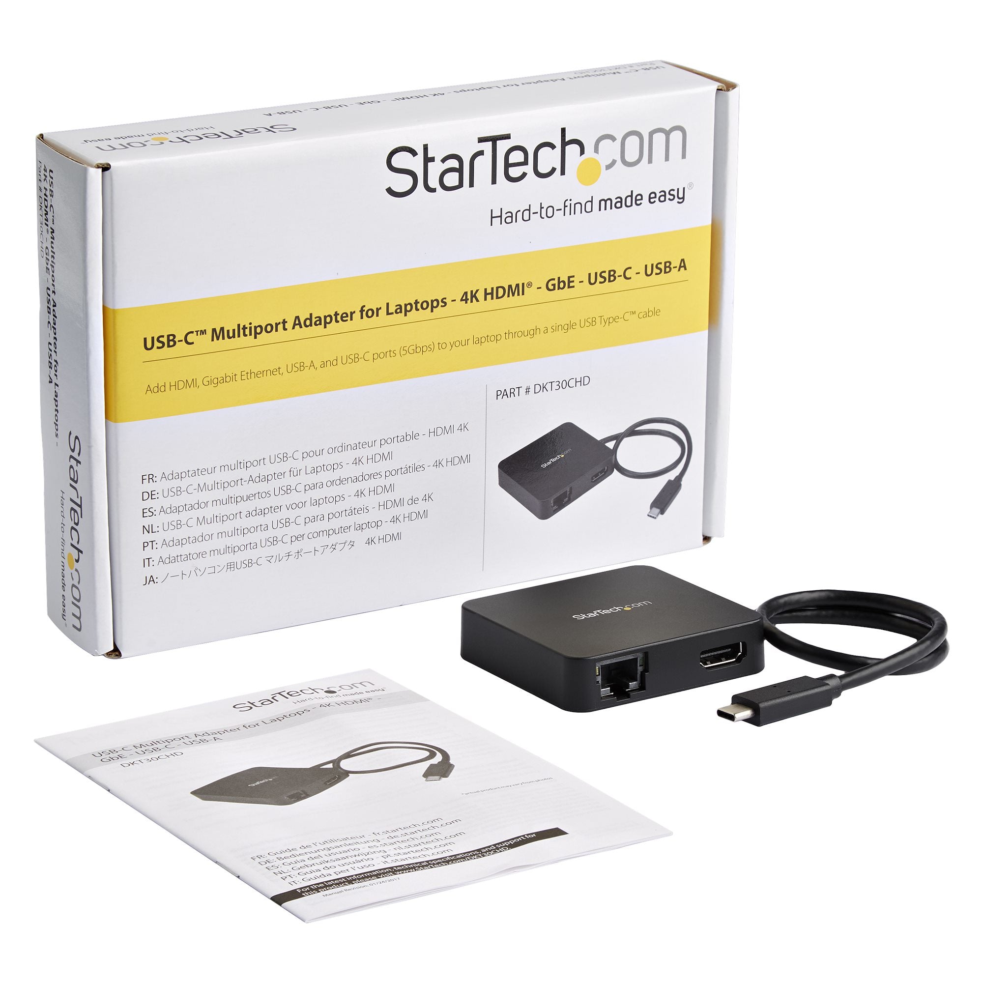Multiport Adapter USB C HDMI PD 1x USBA