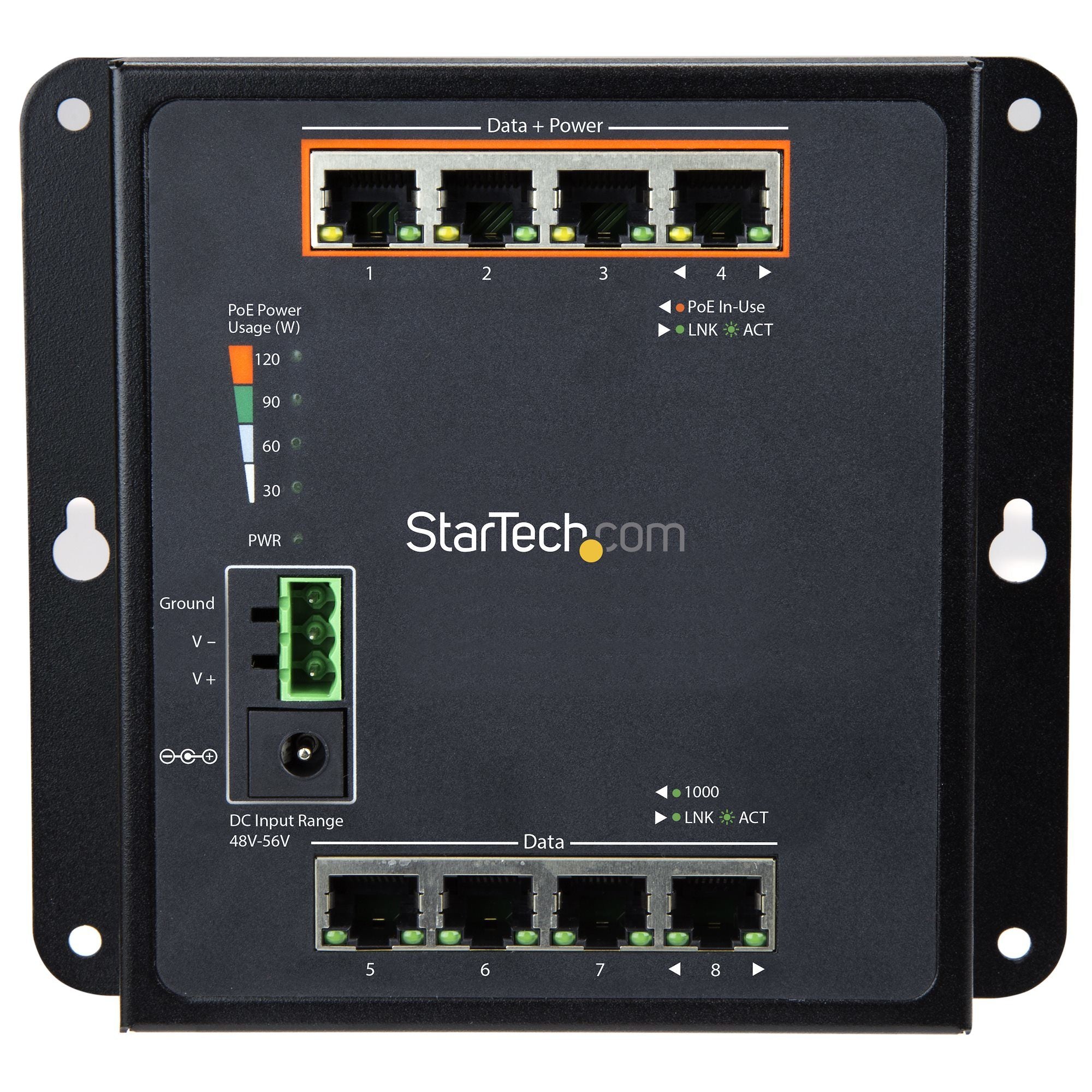 GbE Switch - 8-Port 4 PoE+- Managed