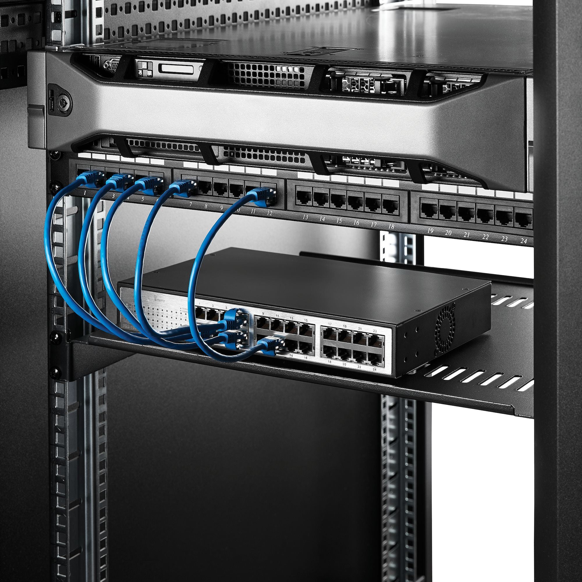Rack Shelf 1U Vented 16in Deep