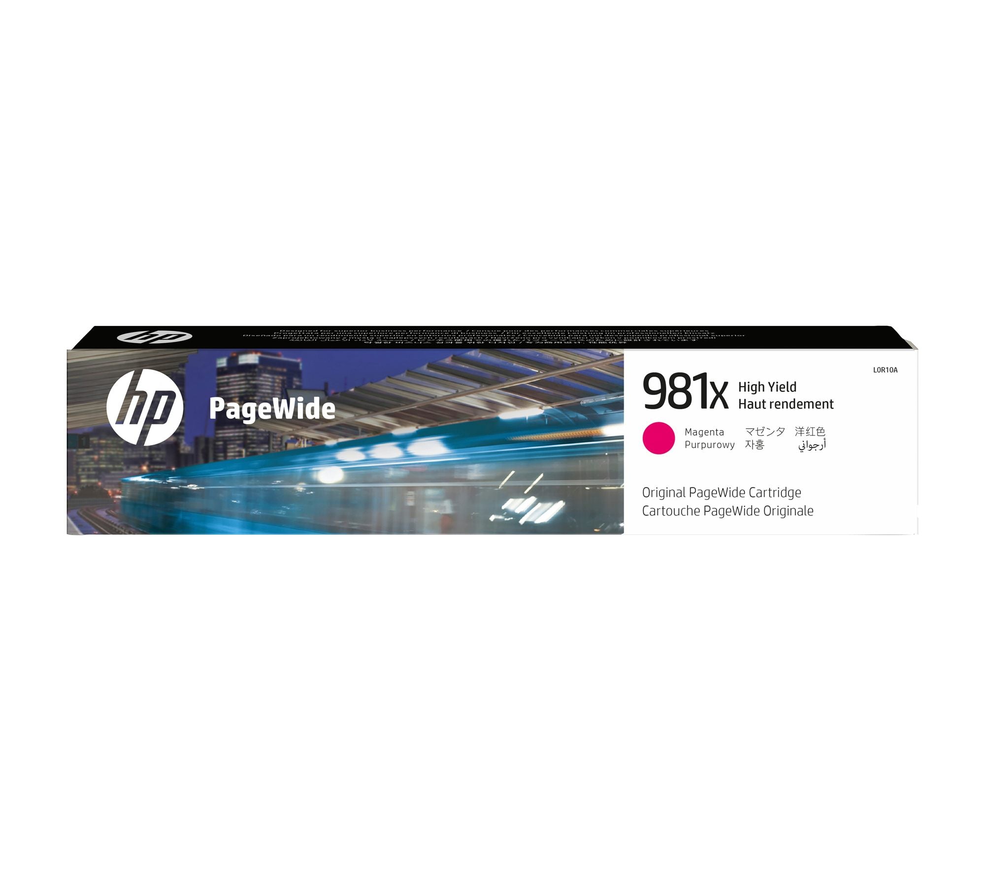 HP 981X original High Yield Magenta PageWide Cartridge L0R10A