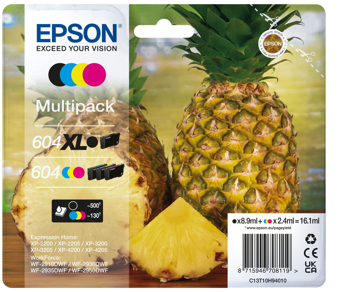 Ink/604XL Pineapple CMYK SEC
