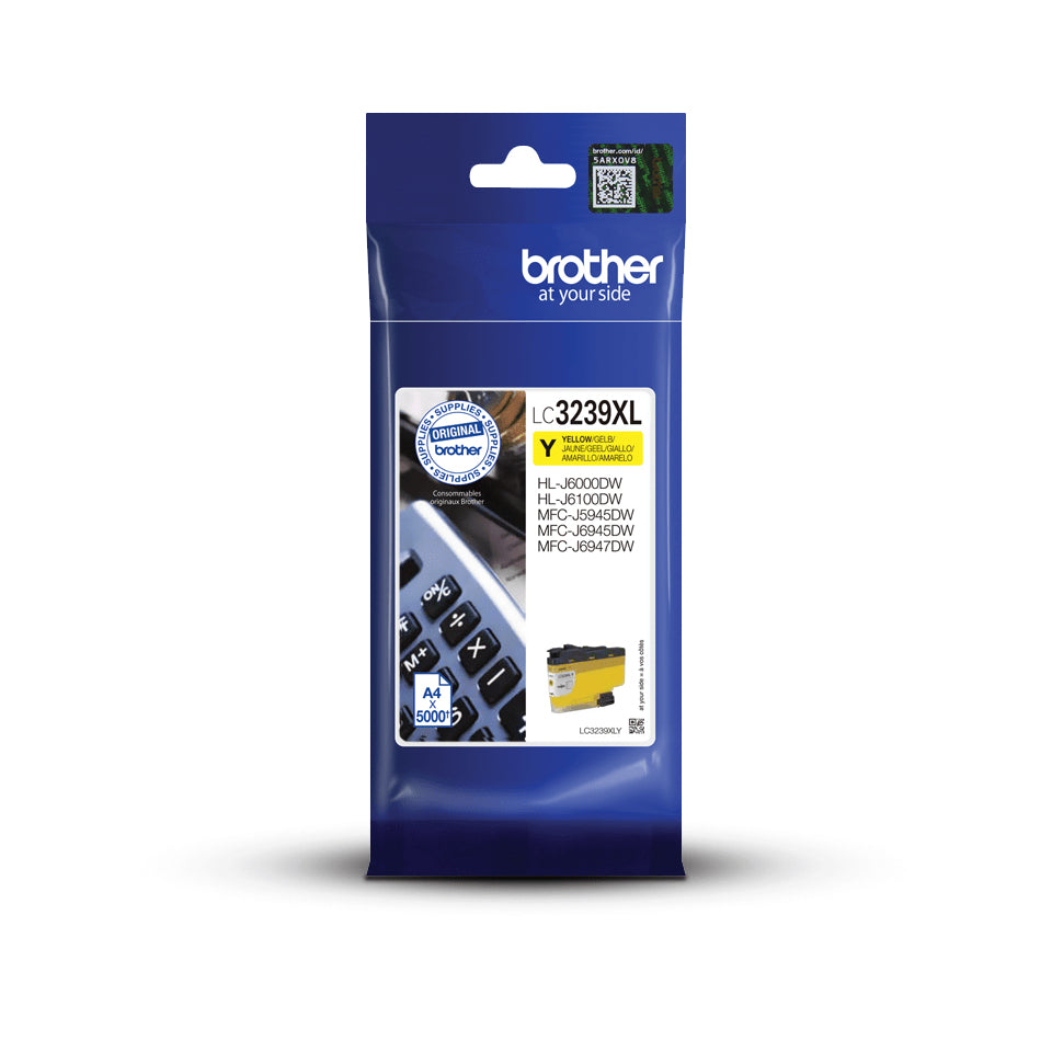 BROTHER LC-3239XLY Yellow Ink 5000 pages