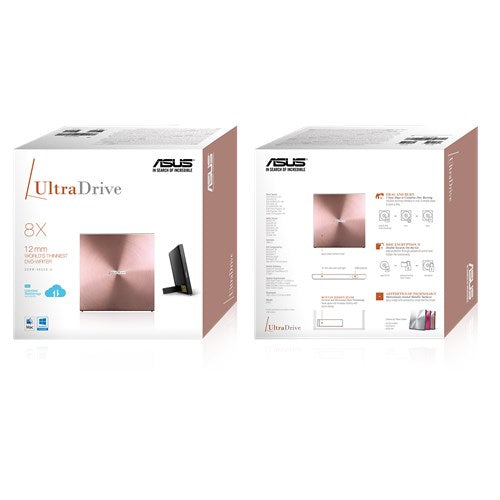 ASUS Graveur DVD externe x8 - Rose