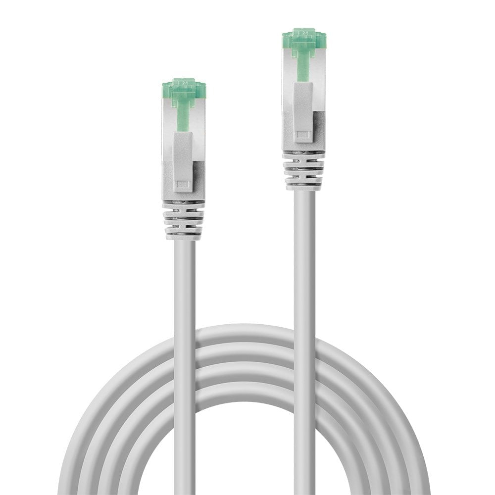 LINDY 20m Cat.6A S/FTP GRS TPE Network Cable Grey