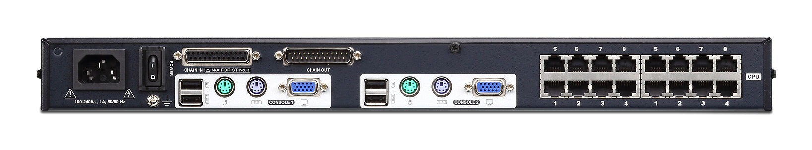 Aten KH2516A KVM Altusen CAT5 16 ports Double Console