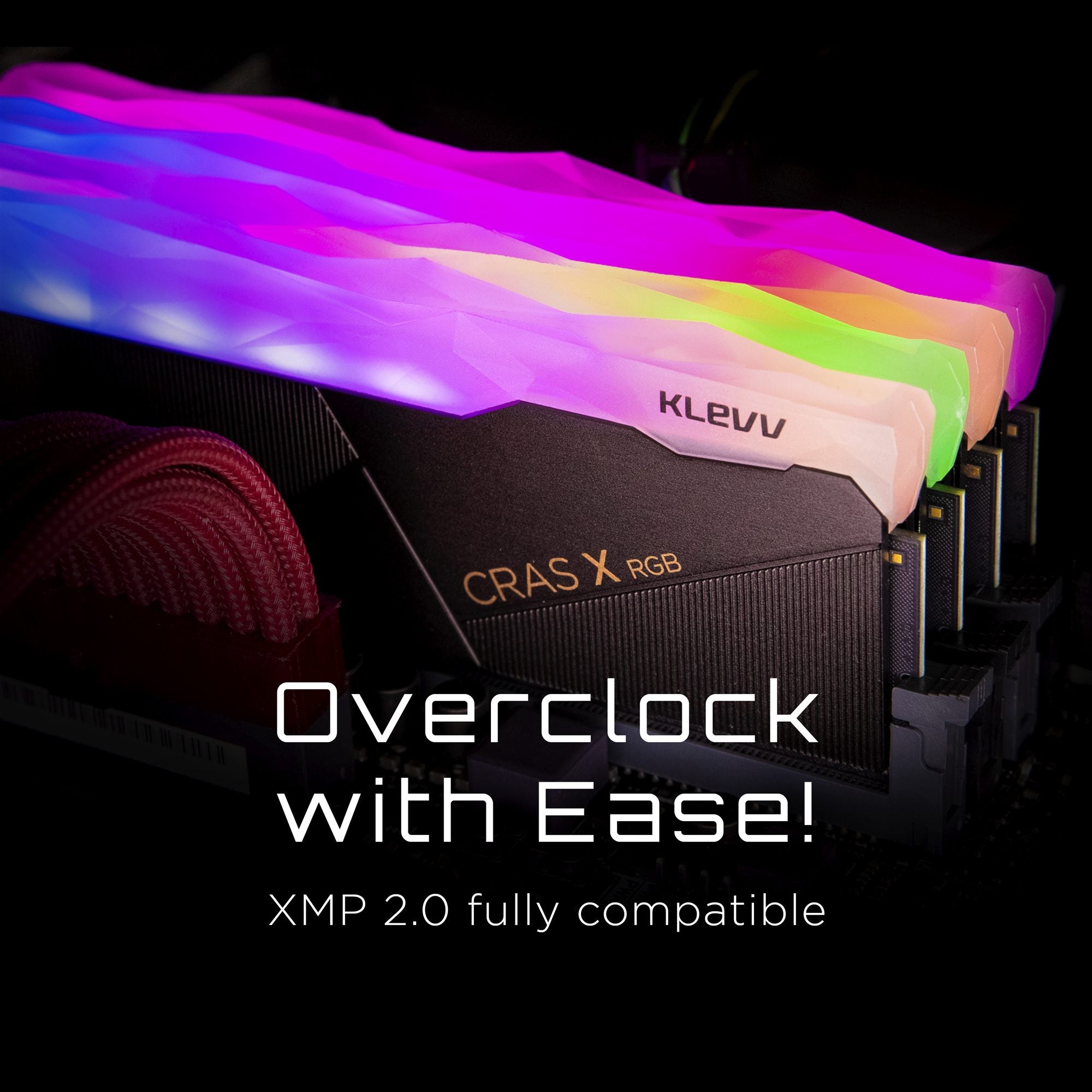 32GB 2X16GB RGB GAMING DDR4 3200MHZ KLEV