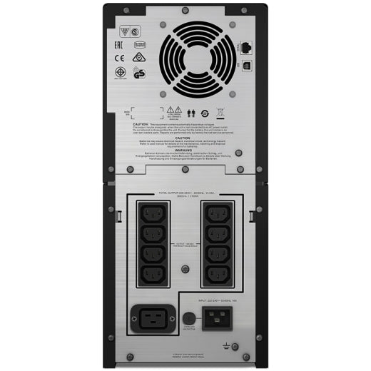 APC Smart-UPS C 3000VA LCD UPS AC 230V 2100Watt 3000VA USB output connectors 7 Black