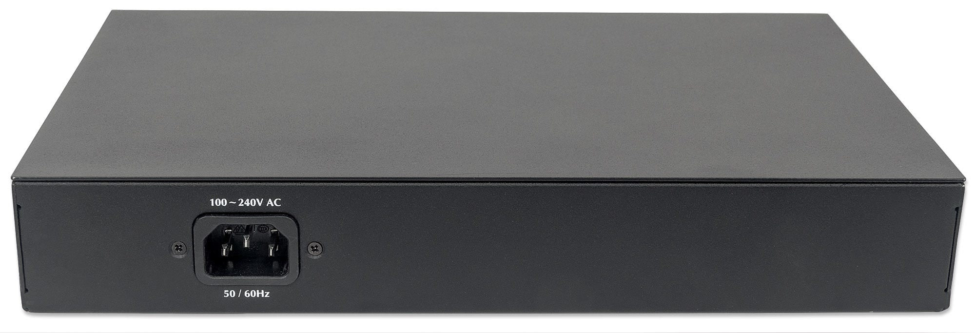 Intellinet 561167 commutateur réseau Géré Gigabit Ethernet (10/100/1000) Connexion Ethernet, supportant l'alimentation via ce port (PoE) Noir