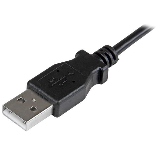 Cable Micro USB Right Angle 24AWG - 0.5m