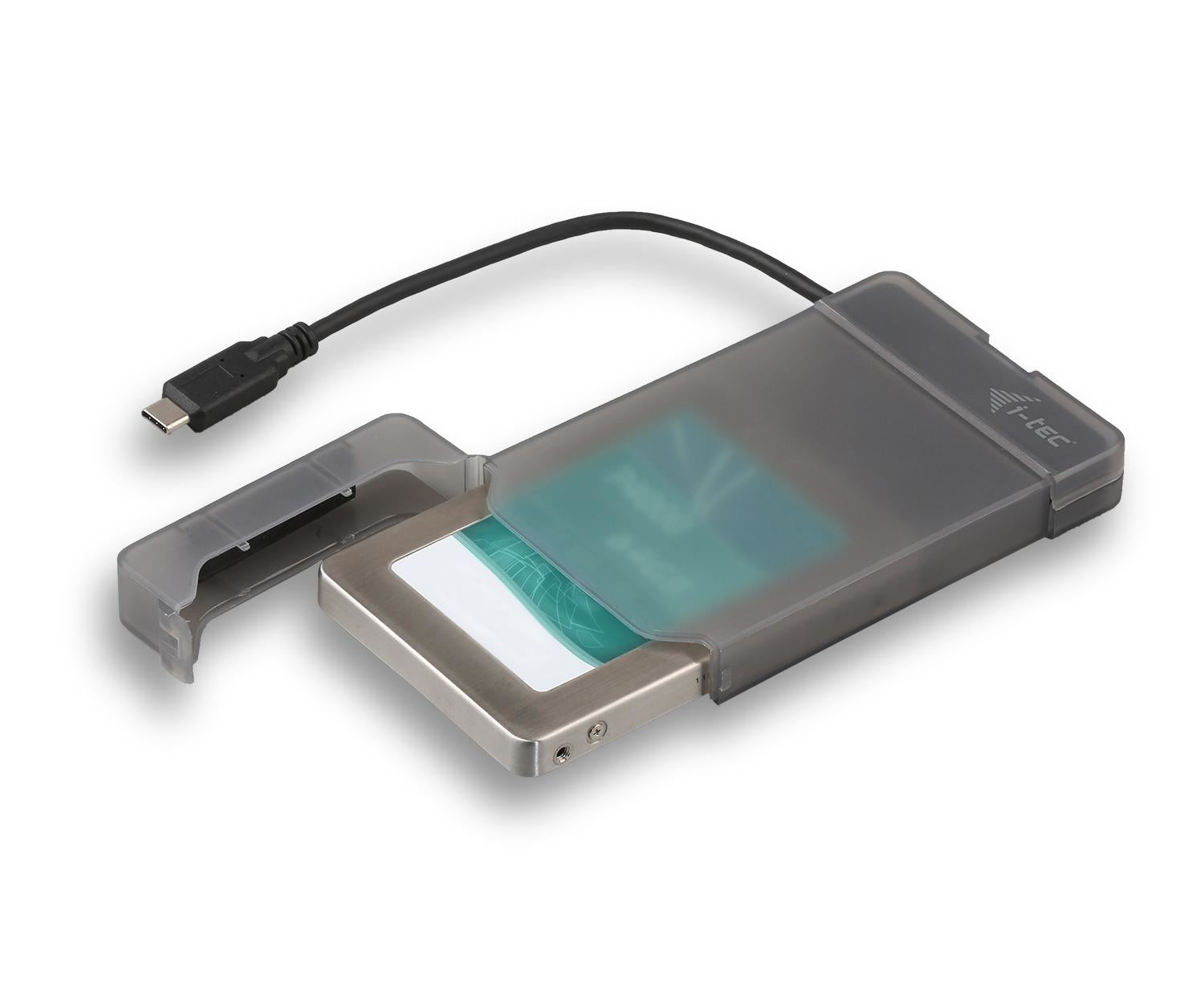 I-TEC USB-C Advance My Safe Easy Case 6.4cm 2.5p external hard disk case for SATA HDD SSD USB-C 3.1 10Gbps compatible with TB3