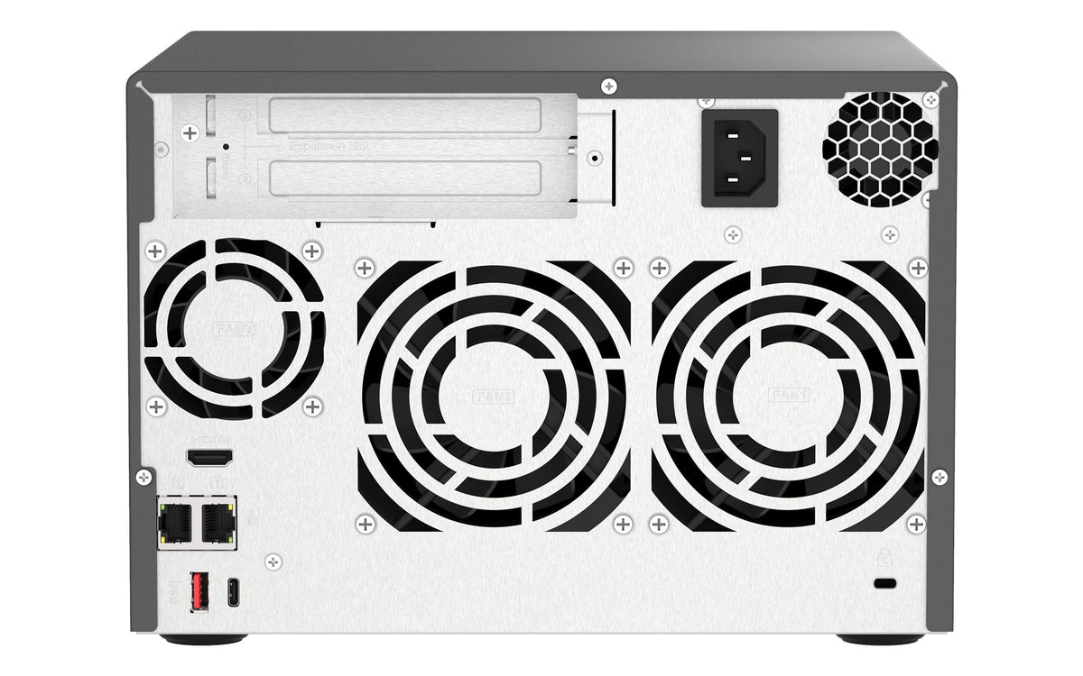 6-bay QuTS hero NAS i512400 6c/12-thread