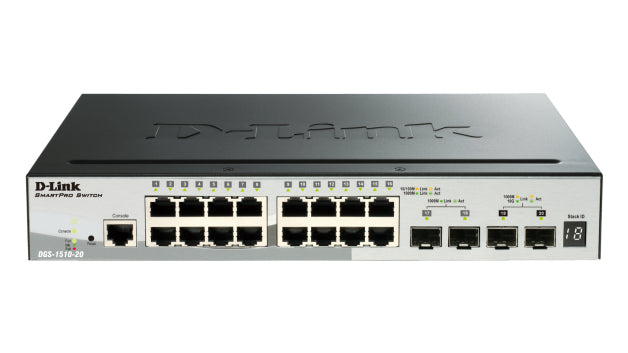 D-LINK 52-Port Smart Managed PoE+ Gigabit Stack Switch 4x 10G dlink green 3.0 48x 10/100/1000Mbit/s TP RJ-45 PoE Port 802.3at